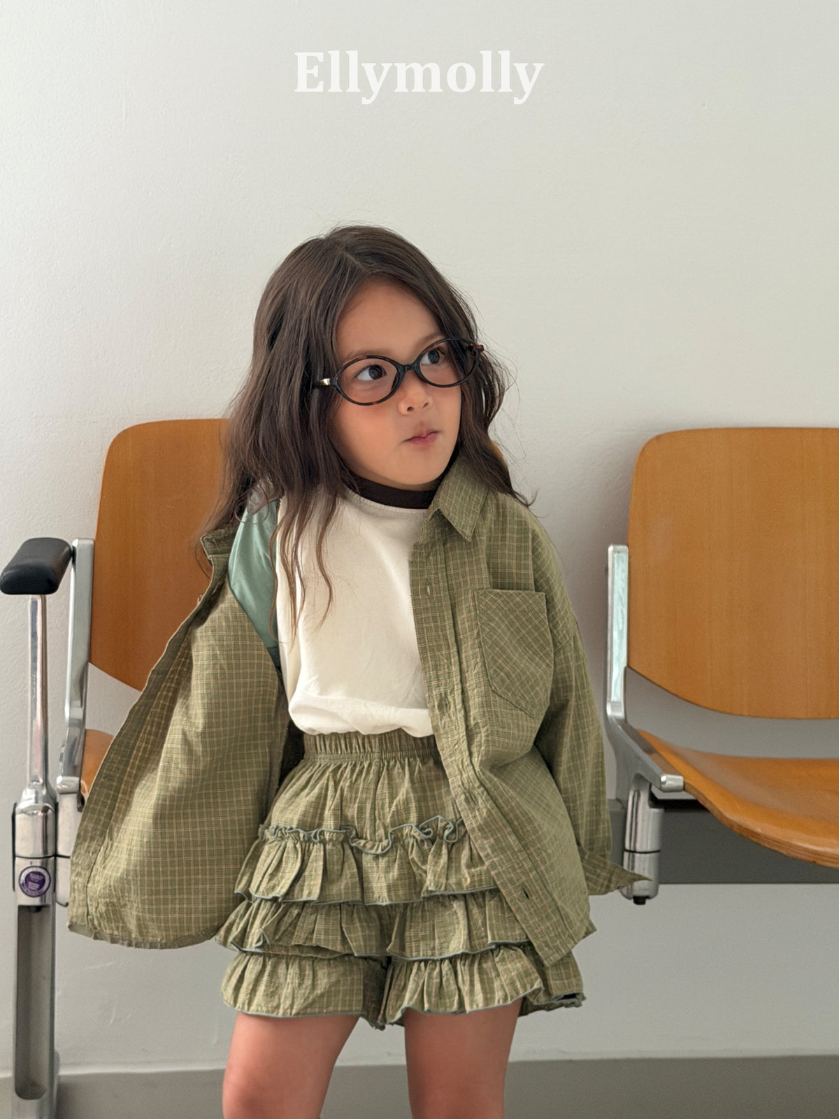 Ellymolly Check Shirt Jacket｜チェックシャツジャケット