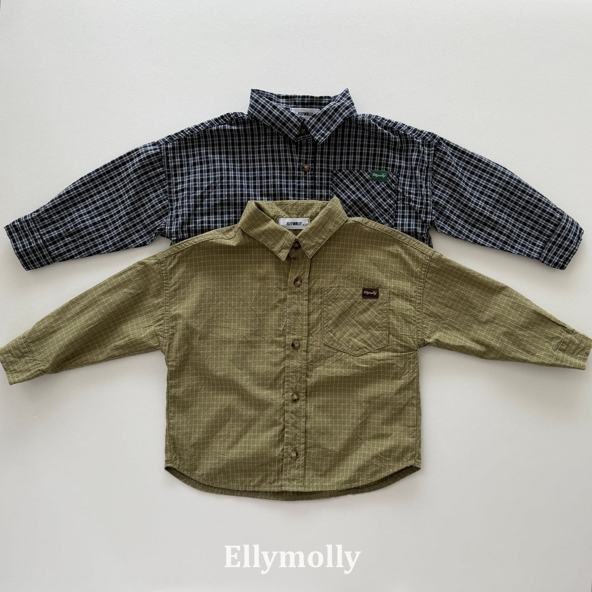 Ellymolly Check Shirt Jacket｜チェックシャツジャケット