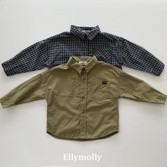 Ellymolly Check Shirt Jacket｜チェックシャツジャケット