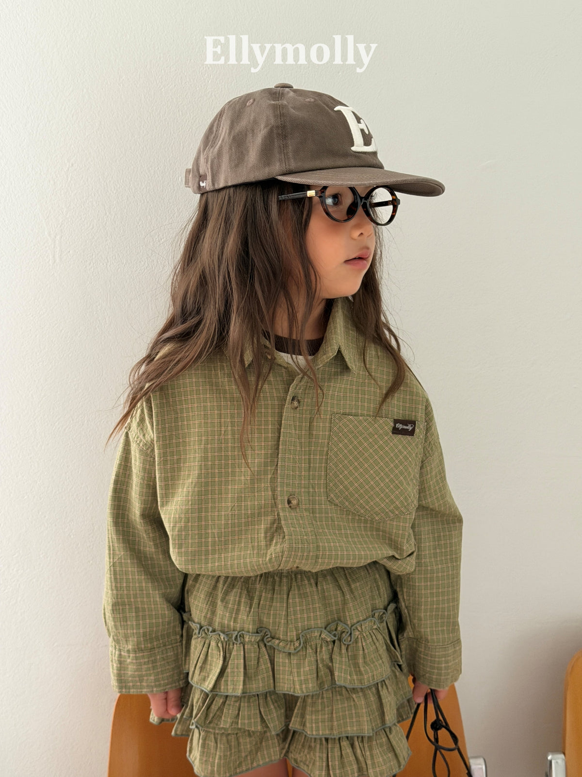 Ellymolly Check Shirt Jacket｜チェックシャツジャケット