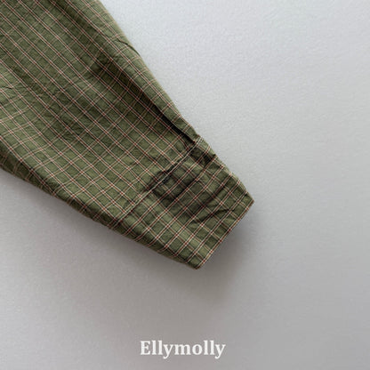 Ellymolly Check Shirt Jacket｜チェックシャツジャケット