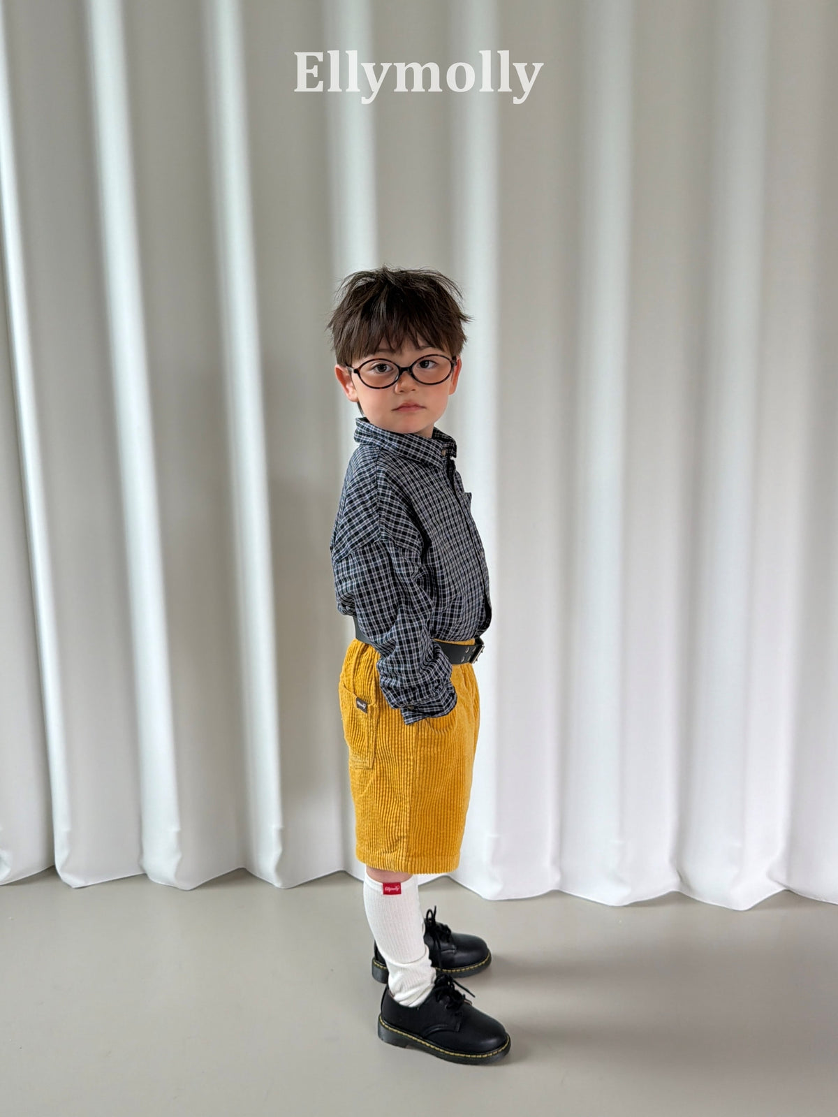 Ellymolly Check Shirt Jacket｜チェックシャツジャケット