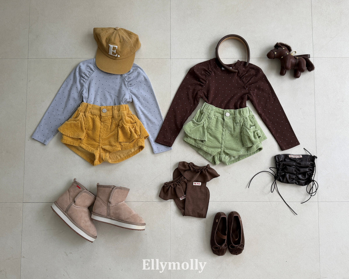 Ellymolly Fine Stripe Tee｜ファインボーダーロングTシャツ