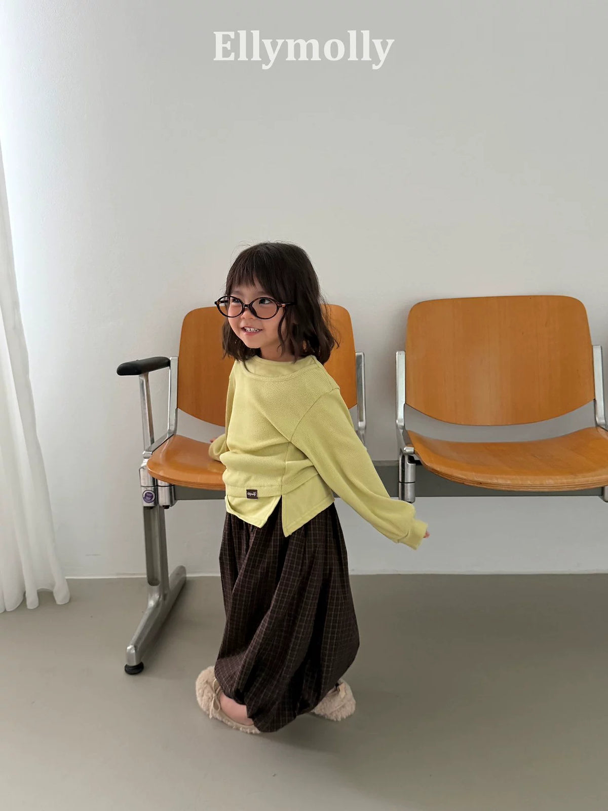 Ellymolly Layered Hem Long Sleeve Tee｜レイヤードヘムロングスリーブTシャツ