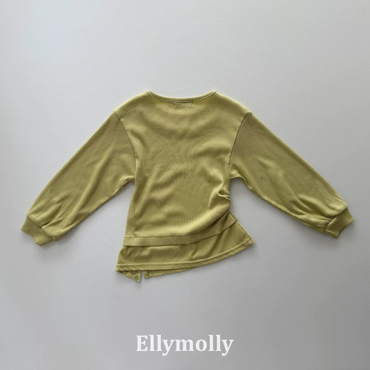 Ellymolly Layered Hem Long Sleeve Tee｜レイヤードヘムロングスリーブTシャツ