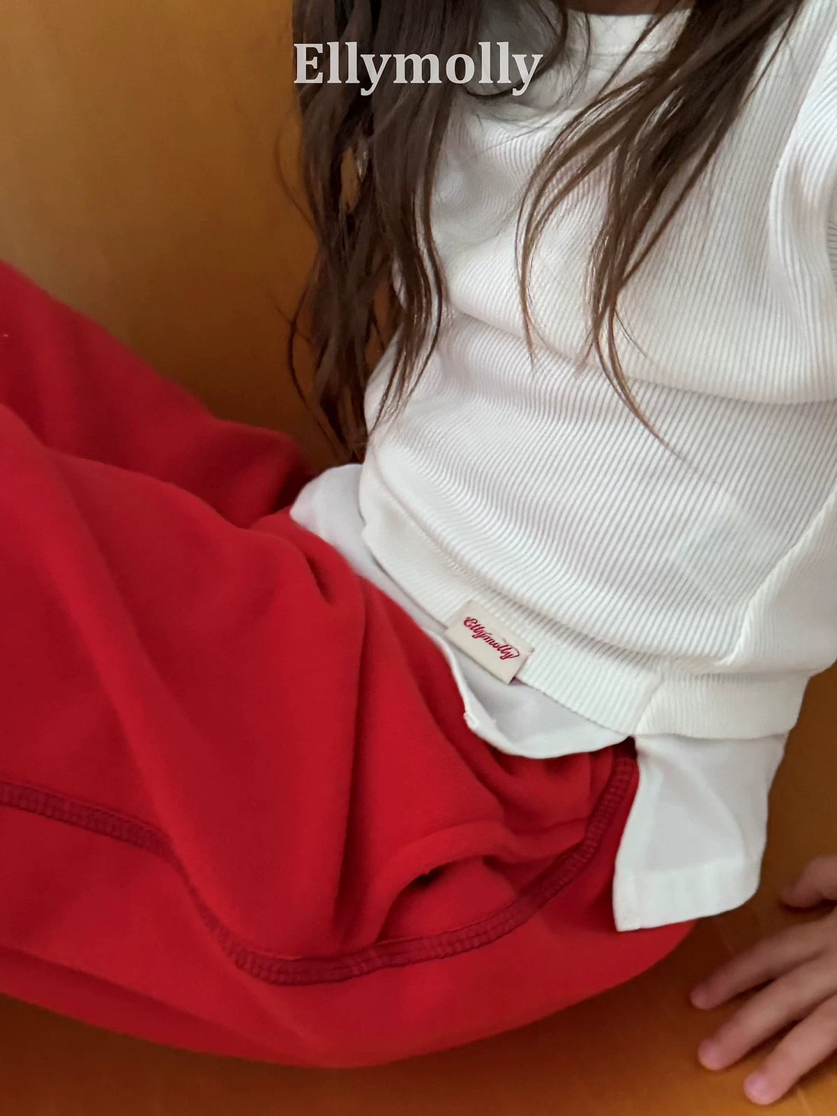 Ellymolly Layered Hem Long Sleeve Tee｜レイヤードヘムロングスリーブTシャツ