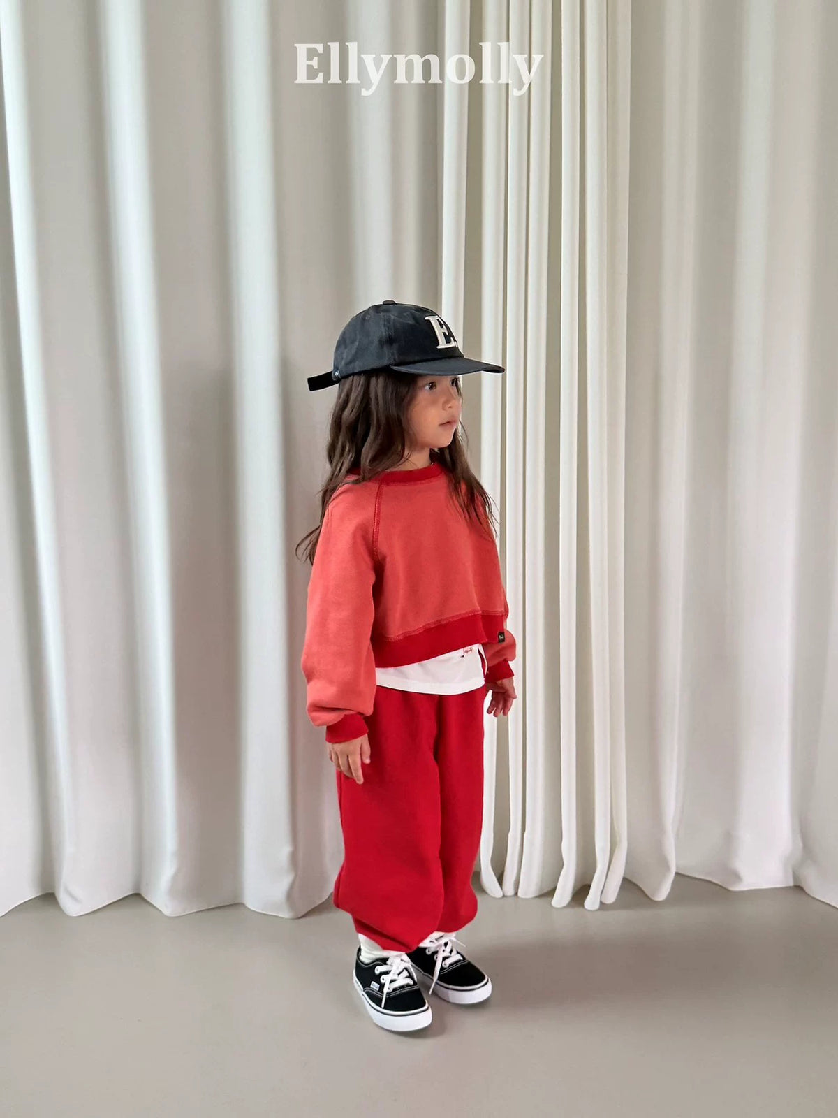 Ellymolly Layered Hem Long Sleeve Tee｜レイヤードヘムロングスリーブTシャツ
