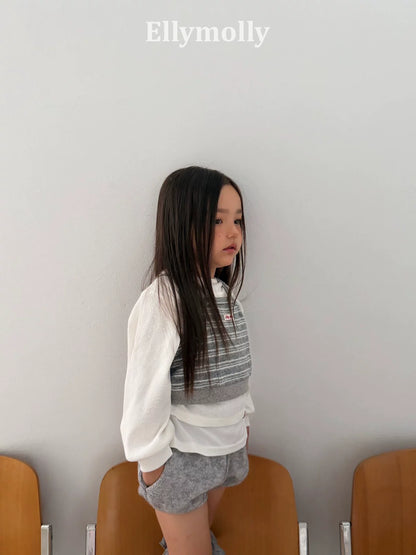 Ellymolly Layered Hem Long Sleeve Tee｜レイヤードヘムロングスリーブTシャツ