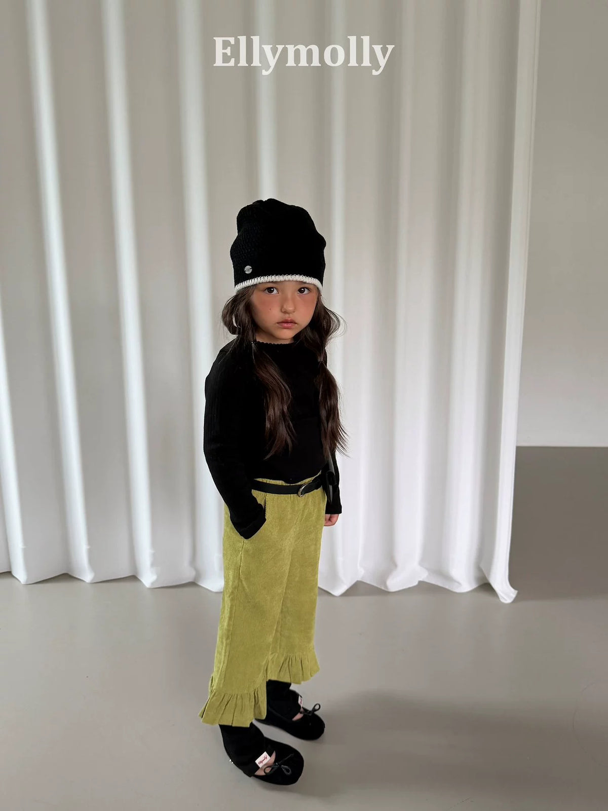 Ellymolly Ribbed Long Sleeve Tee｜リブロングスリーブTシャツ