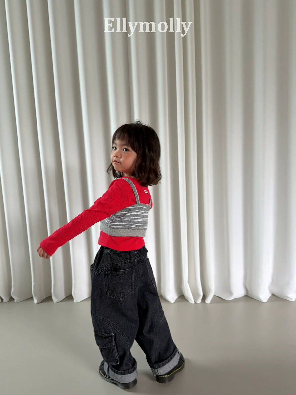 Ellymolly Ribbed Long Sleeve Tee｜リブロングスリーブTシャツ