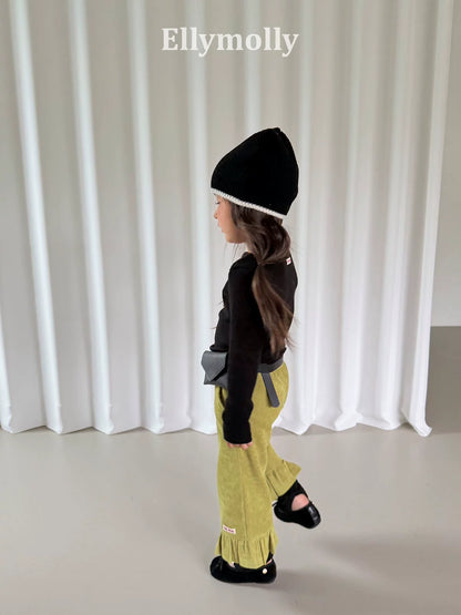 Ellymolly Ribbed Long Sleeve Tee｜リブロングスリーブTシャツ
