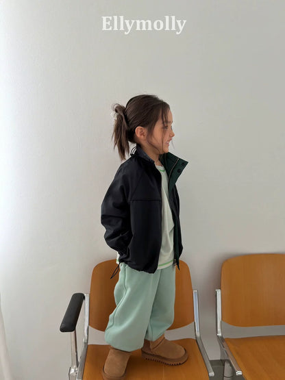 Ellymolly Stand Collar Wind Jacket｜スタンドカラーウィンドジャケット