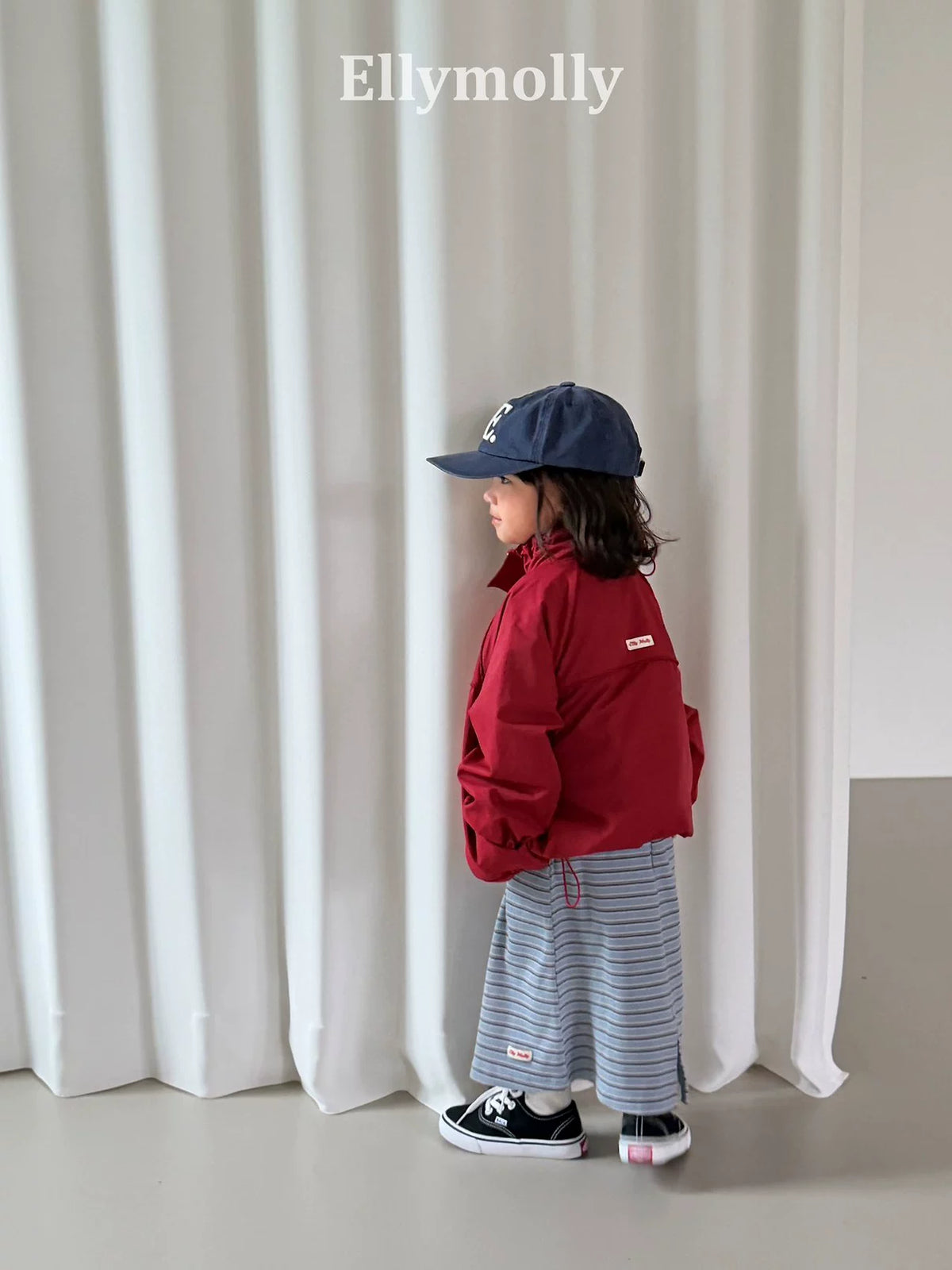 Ellymolly Stand Collar Wind Jacket｜スタンドカラーウィンドジャケット