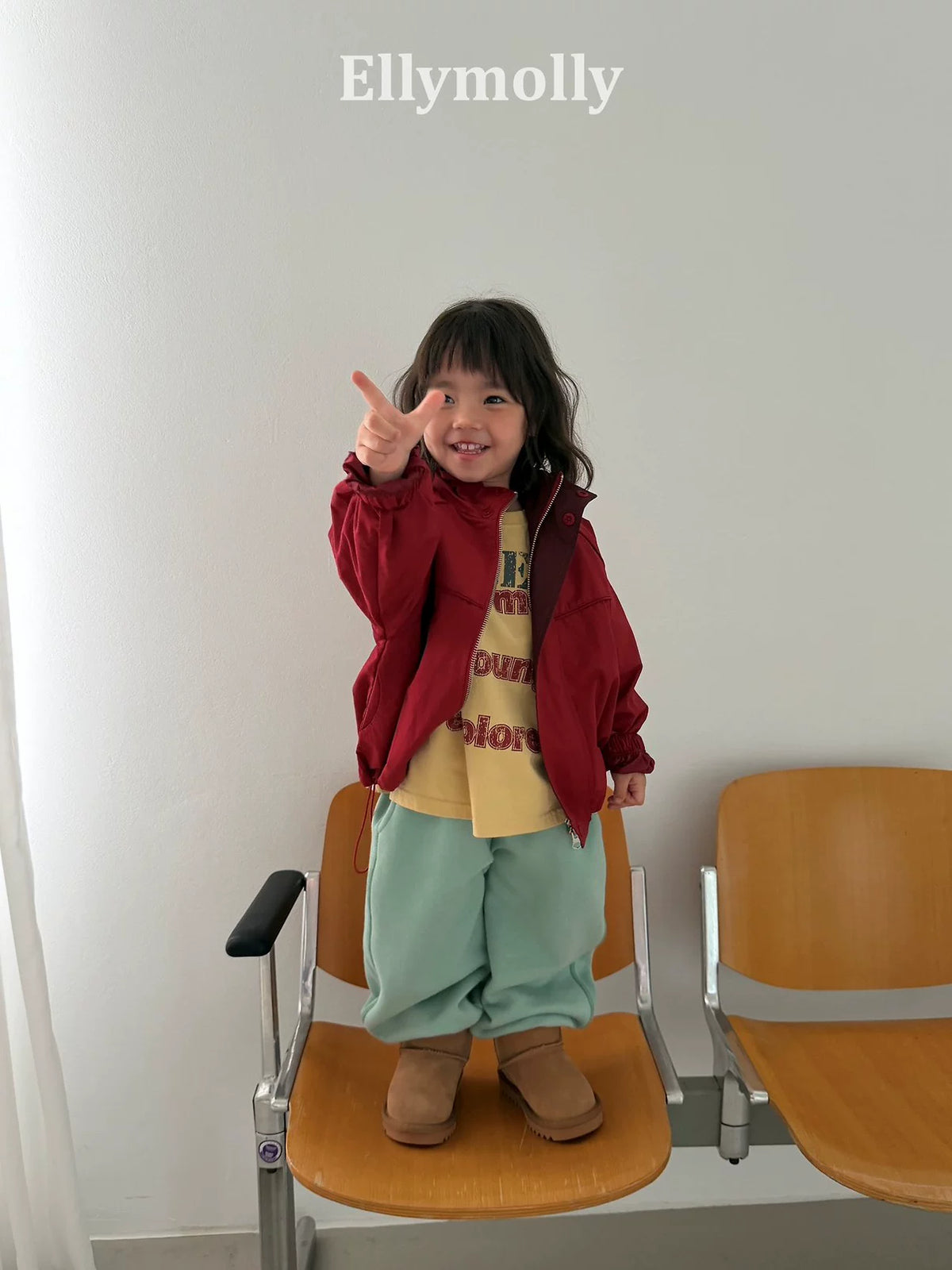Ellymolly Stand Collar Wind Jacket｜スタンドカラーウィンドジャケット