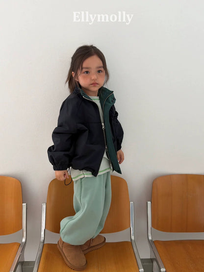 Ellymolly Stand Collar Wind Jacket｜スタンドカラーウィンドジャケット