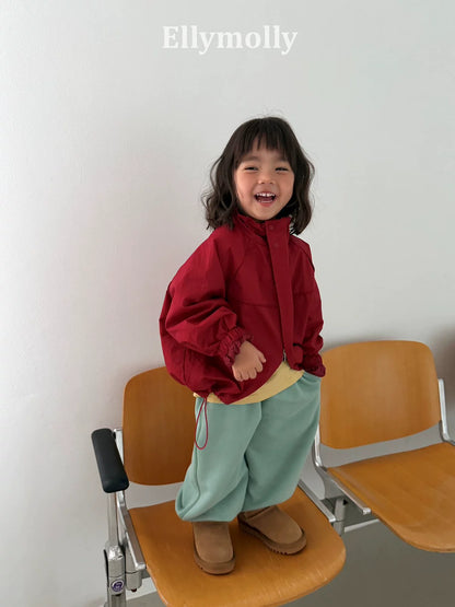 Ellymolly Stand Collar Wind Jacket｜スタンドカラーウィンドジャケット