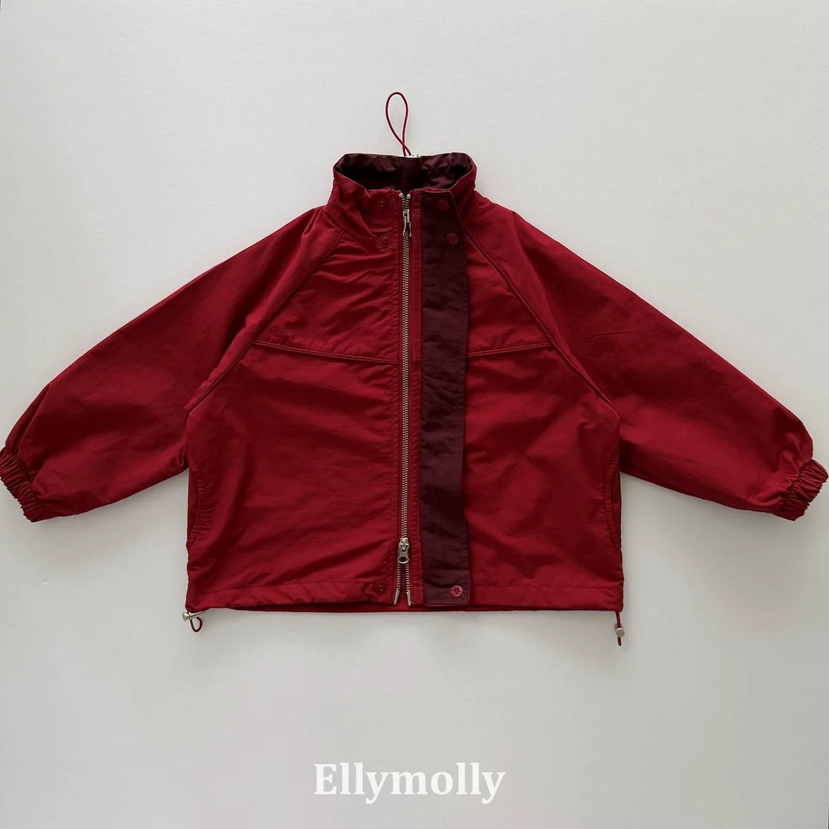 Ellymolly Stand Collar Wind Jacket｜スタンドカラーウィンドジャケット