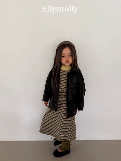 Ellymolly Stripe Frill Tank Top｜ボーダーフリルタンクトップ