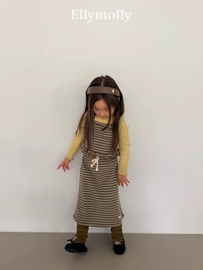 Ellymolly Stripe Frill Tank Top｜ボーダーフリルタンクトップ