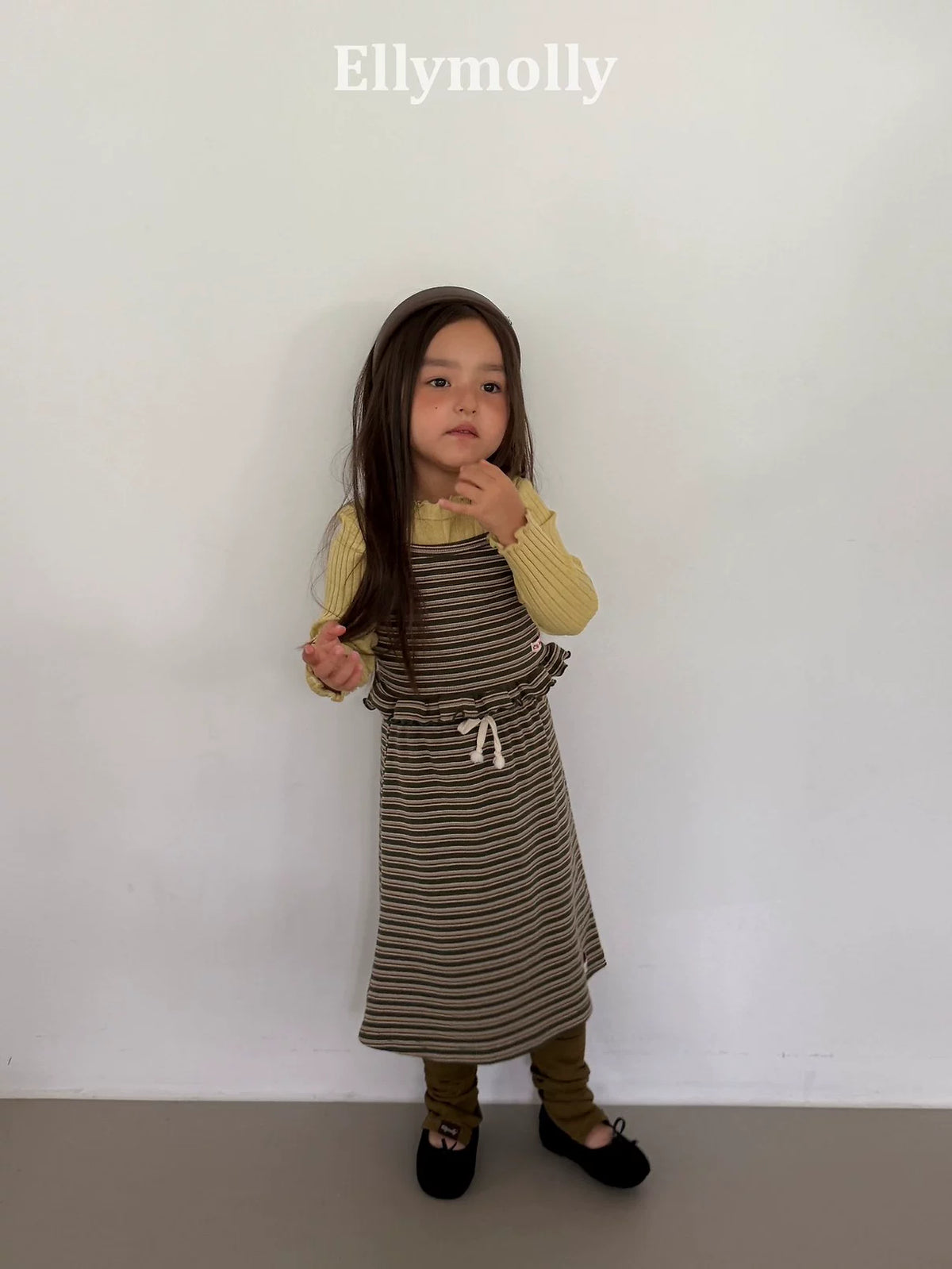 Ellymolly Stripe Frill Tank Top｜ボーダーフリルタンクトップ