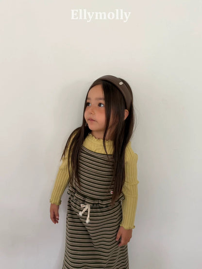 Ellymolly Stripe Frill Tank Top｜ボーダーフリルタンクトップ