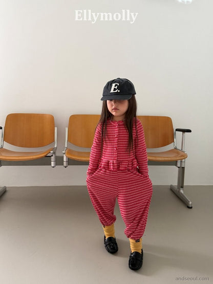 Ellymolly Stripe Jogger Pants｜ボーダージョガーパンツ