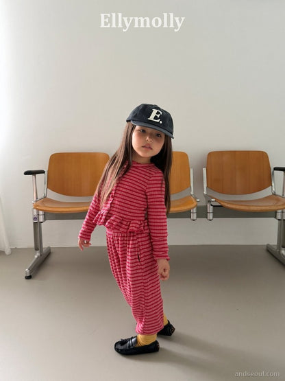 Ellymolly Stripe Jogger Pants｜ボーダージョガーパンツ