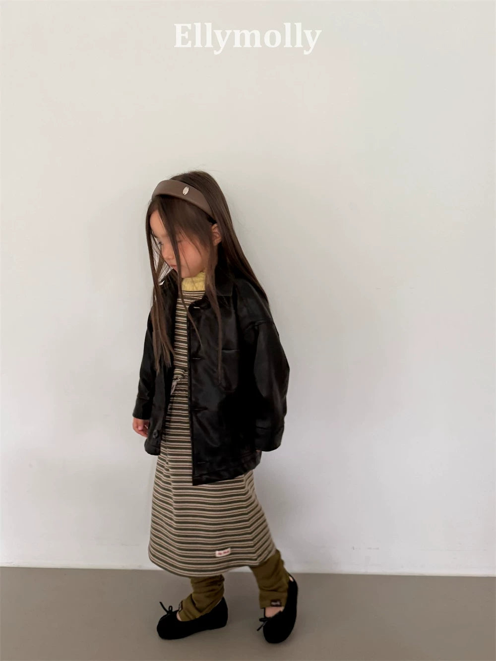 Ellymolly Stripe Long Skirt｜ボーダーロングスカート