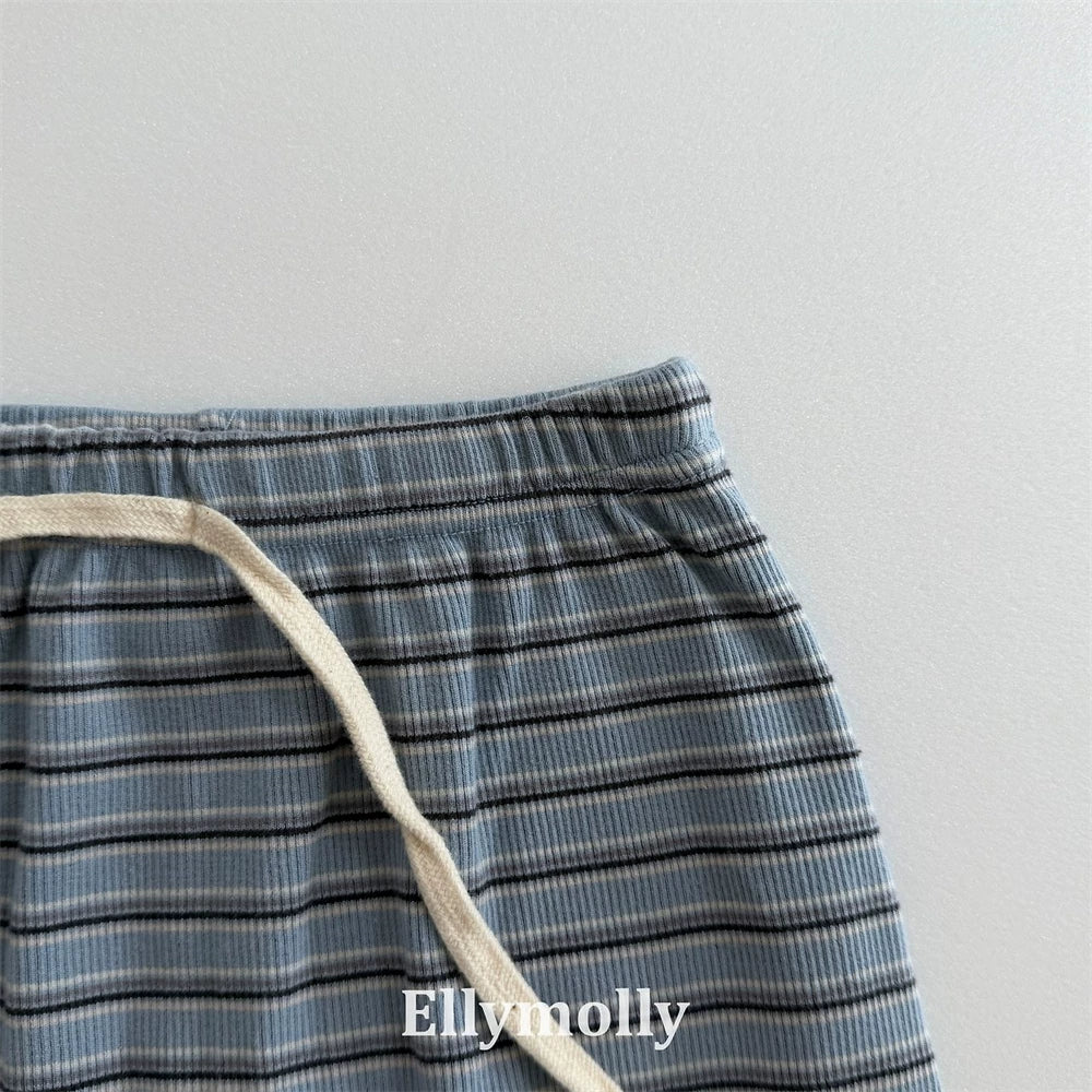 Ellymolly Stripe Long Skirt｜ボーダーロングスカート