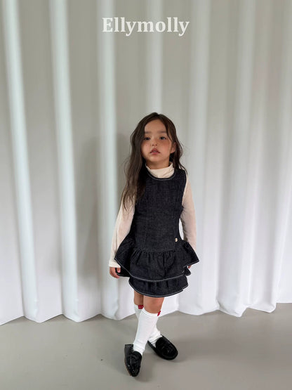 Ellymolly Velour High Neck Top｜ベロアハイネックトップス