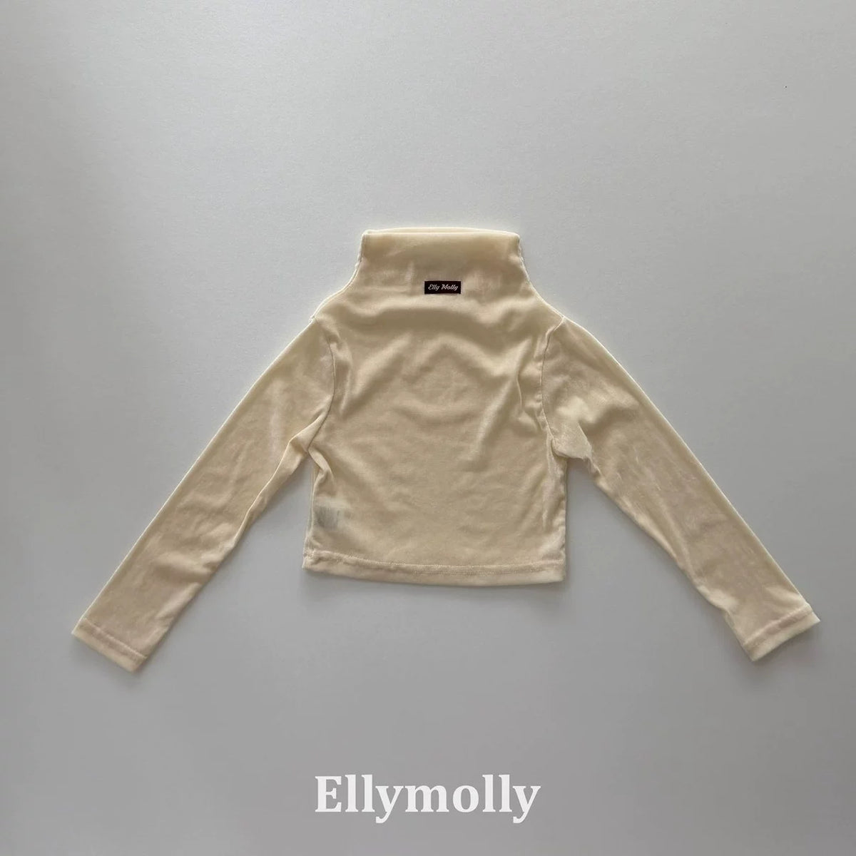 Ellymolly Velour High Neck Top｜ベロアハイネックトップス