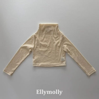 Ellymolly Velour High Neck Top｜ベロアハイネックトップス