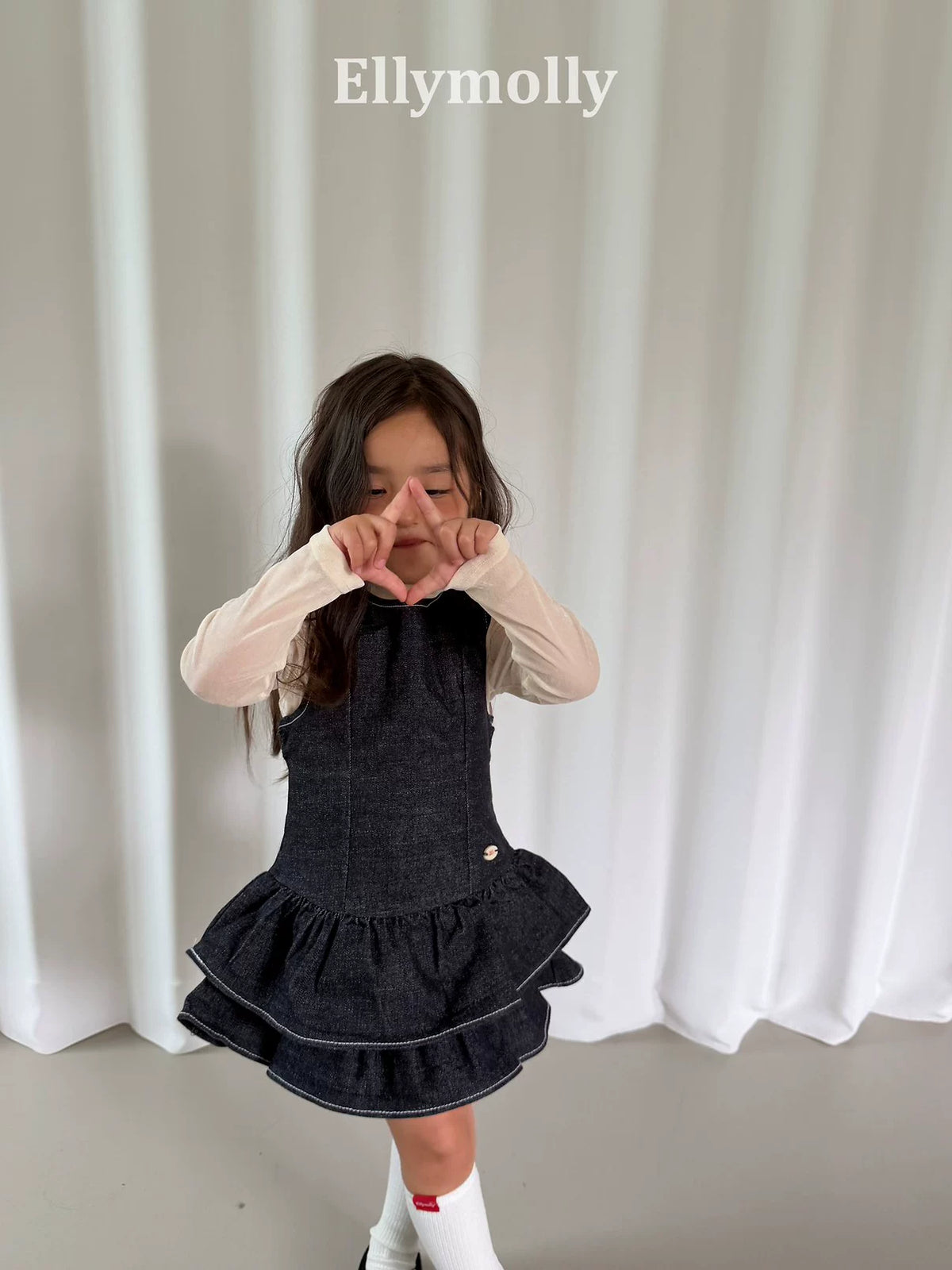 Ellymolly Velour High Neck Top｜ベロアハイネックトップス