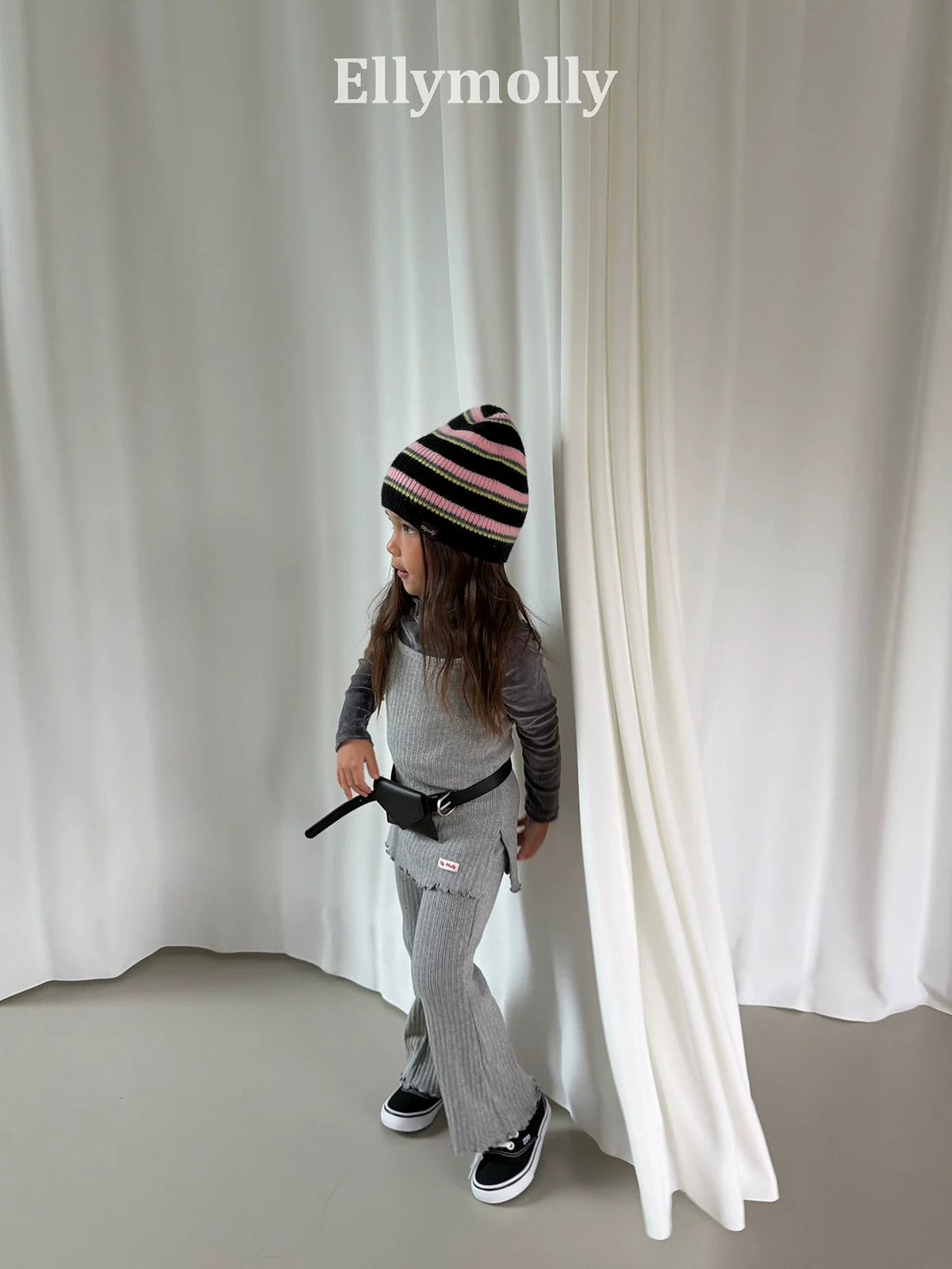 Ellymolly Velour High Neck Top｜ベロアハイネックトップス