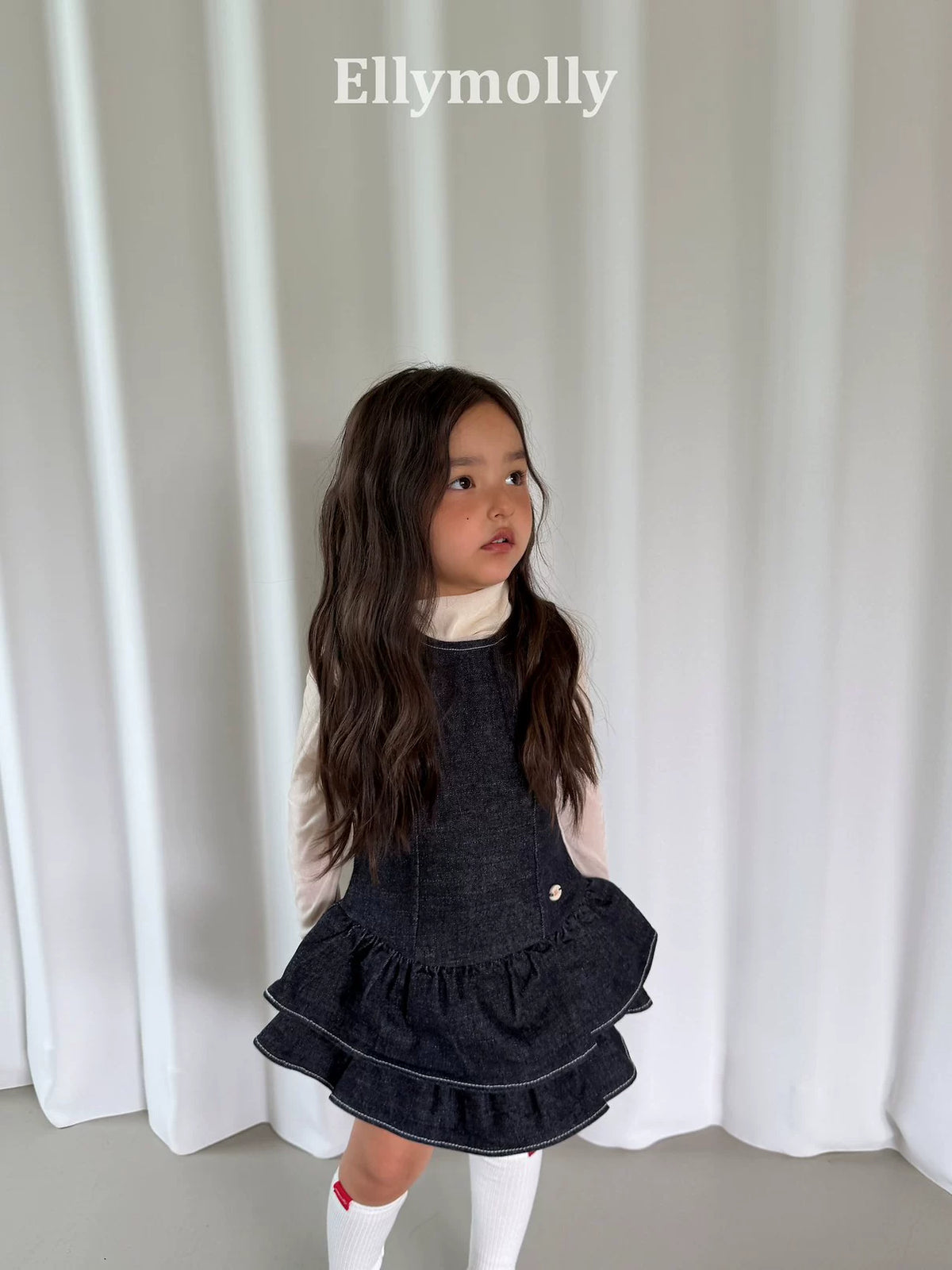 Ellymolly Velour High Neck Top｜ベロアハイネックトップス