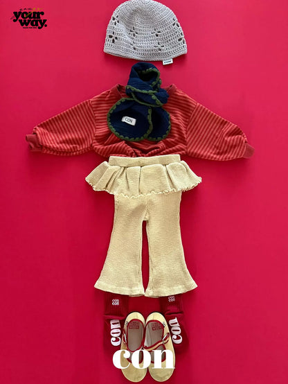 CON Fine Stripe Relaxed Tee｜ファインストライプリラックスTシャツ
