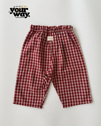 Gingham Easy Pants｜ギンガムイージーパンツ