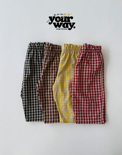 Gingham Easy Pants｜ギンガムイージーパンツ