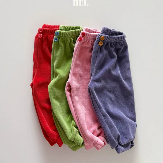 HEI. Color Button Jogger Pants｜カラーボタンジョガーパンツ