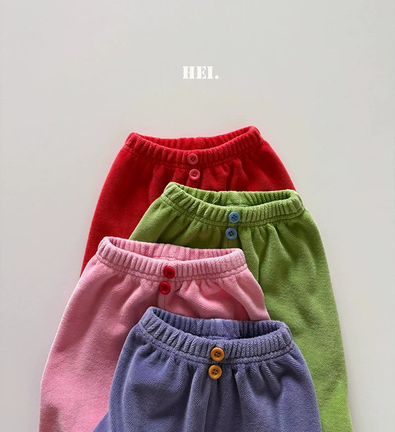 HEI. Color Button Jogger Pants｜カラーボタンジョガーパンツ
