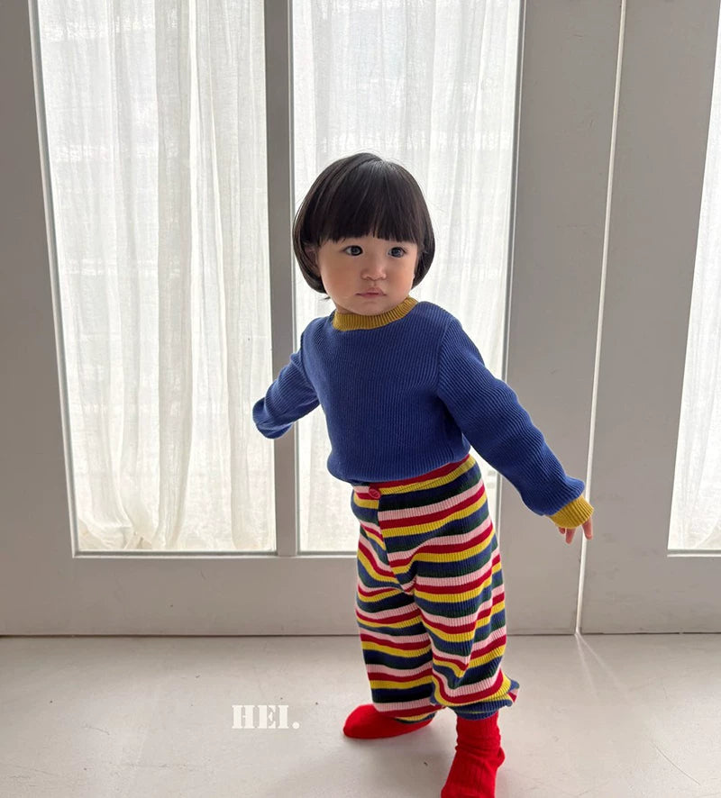 HEI. Contrast Rib Long Sleeve Tee｜コントラストリブロングスリーブTシャツ