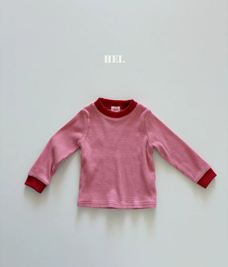 HEI. Contrast Rib Long Sleeve Tee｜コントラストリブロングスリーブTシャツ