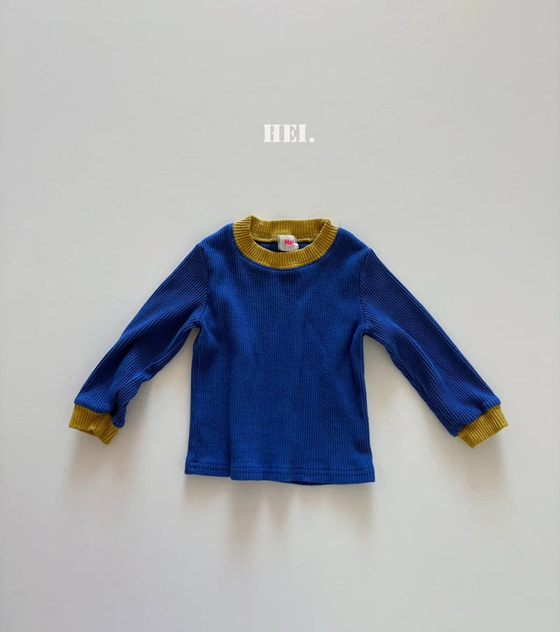 HEI. Contrast Rib Long Sleeve Tee｜コントラストリブロングスリーブTシャツ