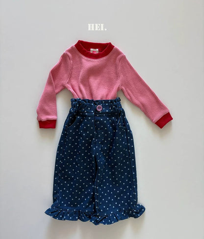 HEI. Contrast Rib Long Sleeve Tee｜コントラストリブロングスリーブTシャツ