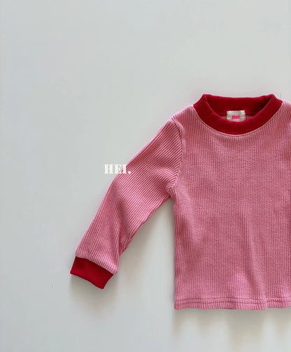 HEI. Contrast Rib Long Sleeve Tee｜コントラストリブロングスリーブTシャツ