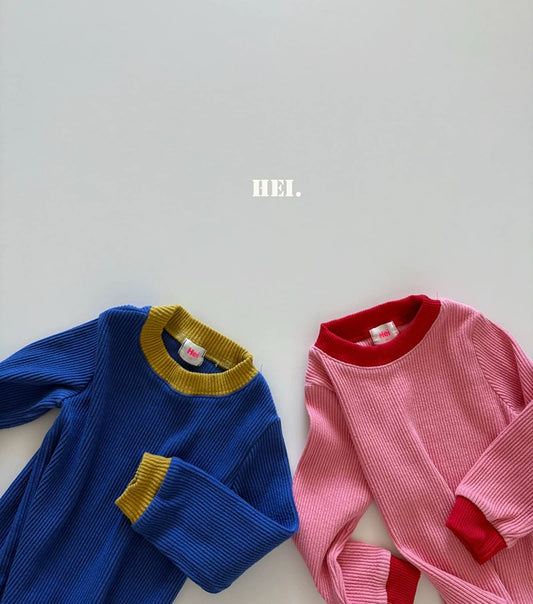 HEI. Contrast Rib Long Sleeve Tee｜コントラストリブロングスリーブTシャツ