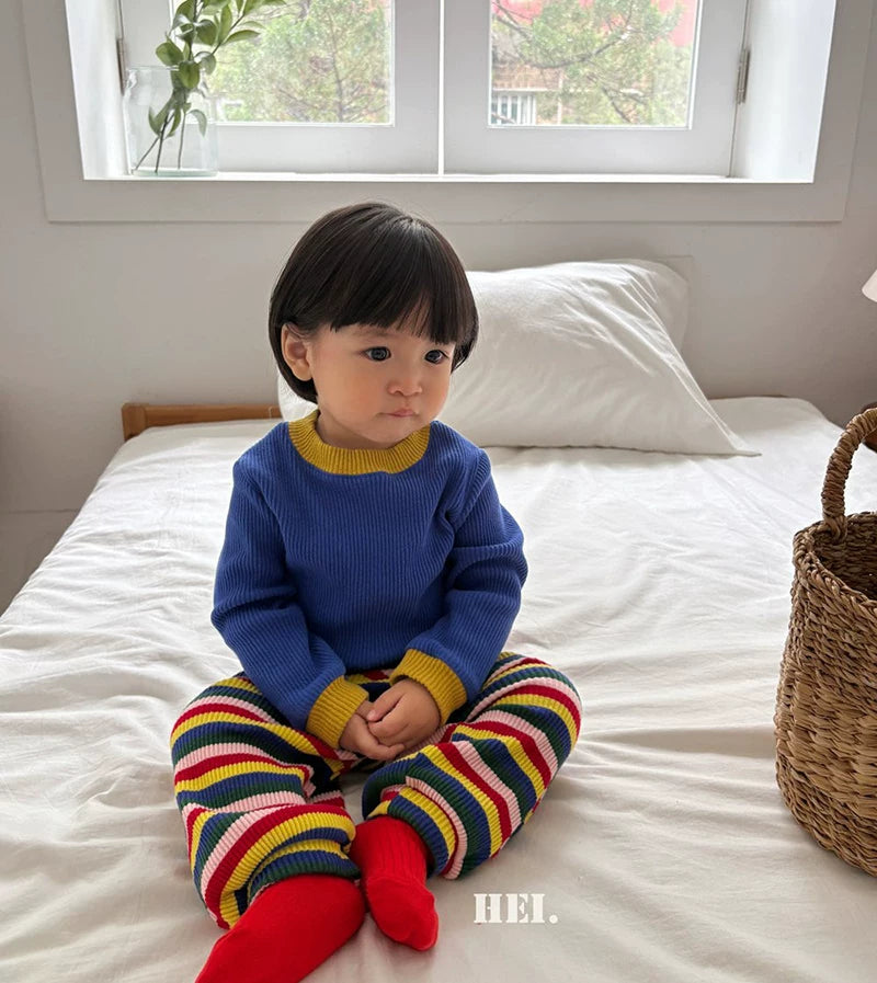 HEI. Contrast Rib Long Sleeve Tee｜コントラストリブロングスリーブTシャツ