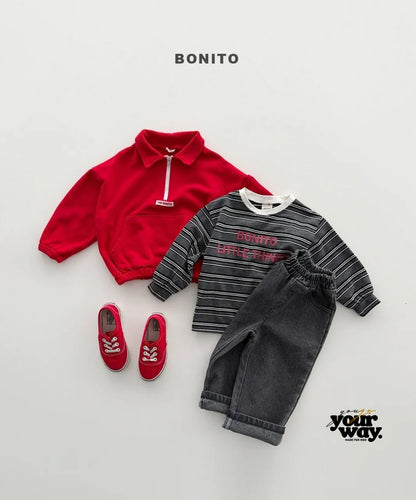 BONITO Retro Half Zip Pullover｜レトロハーフジッププルオーバー