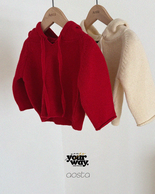 Knit Hooded Cardigan｜ニットフードカーディガン