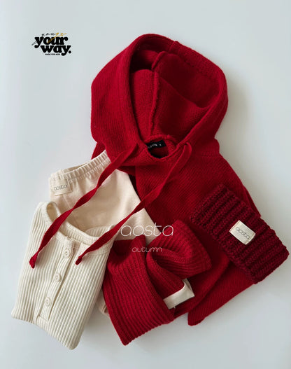 Knit Hooded Cardigan｜ニットフードカーディガン